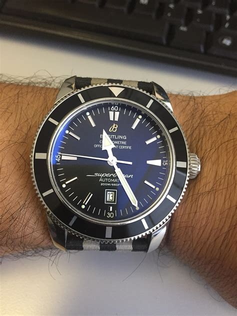 breitling superocean nato strap.